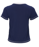 Boxercraft Women's Contrast Stitch Baby Tee-2