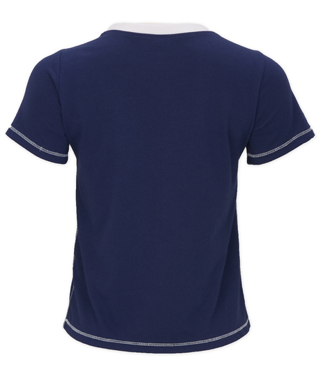 Boxercraft Women's Contrast Stitch Baby Tee-2