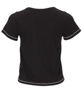 Boxercraft Women's Contrast Stitch Baby Tee-2