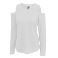 Boxercraft Women's Cold Shoulder Long Sleeve Tee