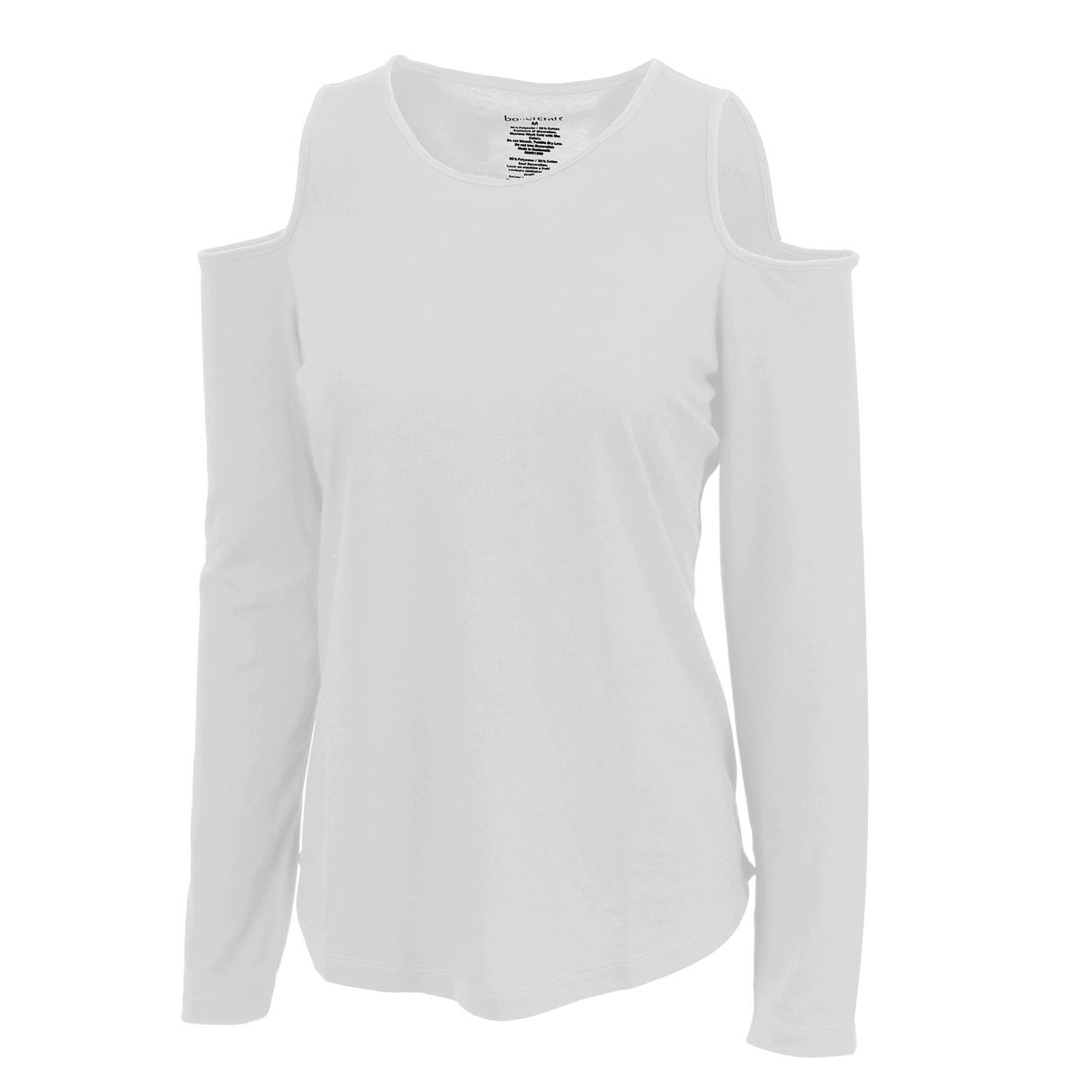 Boxercraft Women's Cold Shoulder Long Sleeve Tee