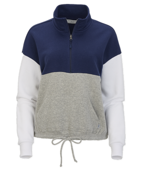 Boxercraft Women's Fleece Colorblock 1/4 Zip