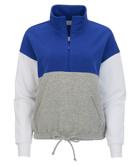 Boxercraft Women's Fleece Colorblock 1/4 Zip