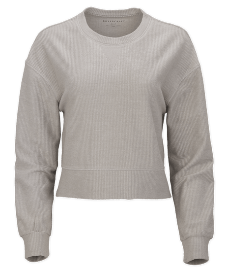 Boxercraft Women's Cropped Boxy Crew-1