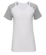 Boxercraft Women's Color Blocked V-neck Tee-1