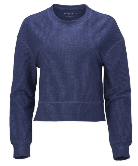 Boxercraft Women's Cropped Boxy Crew-1