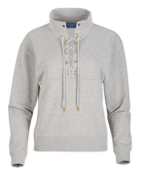 Boxercraft Women's Lace Up Pullover-1