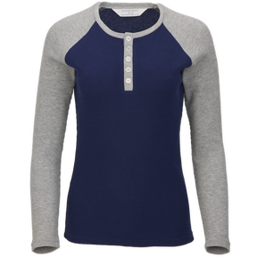 Boxercraft Women's Waffle Knit Henley-1
