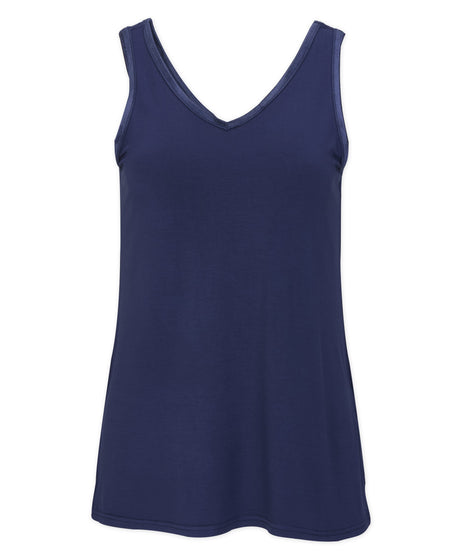 Boxercraft Women's Bamboo V-neck Tank-1