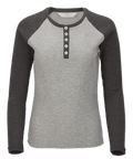 Boxercraft Women's Waffle Knit Henley-1