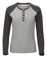 Boxercraft Women's Waffle Knit Henley-1