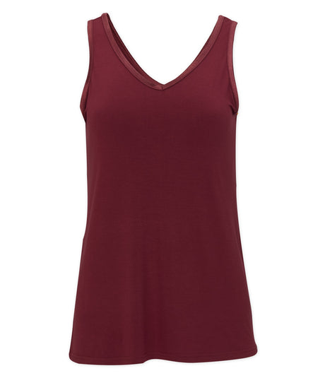 Boxercraft Women's Bamboo V-neck Tank-1