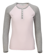 Boxercraft Women's Waffle Knit Henley-1