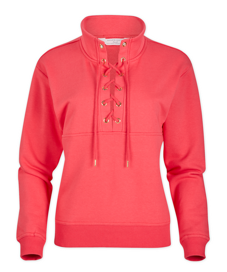 Boxercraft Women's Lace Up Pullover-1
