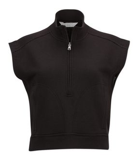 Boxercraft Women's Sleeveless Terry Half Zip Pullover-1