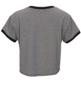 Boxercraft Women's Striped Tie Front Tee-2