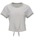Boxercraft Women's Striped Tie Front Tee