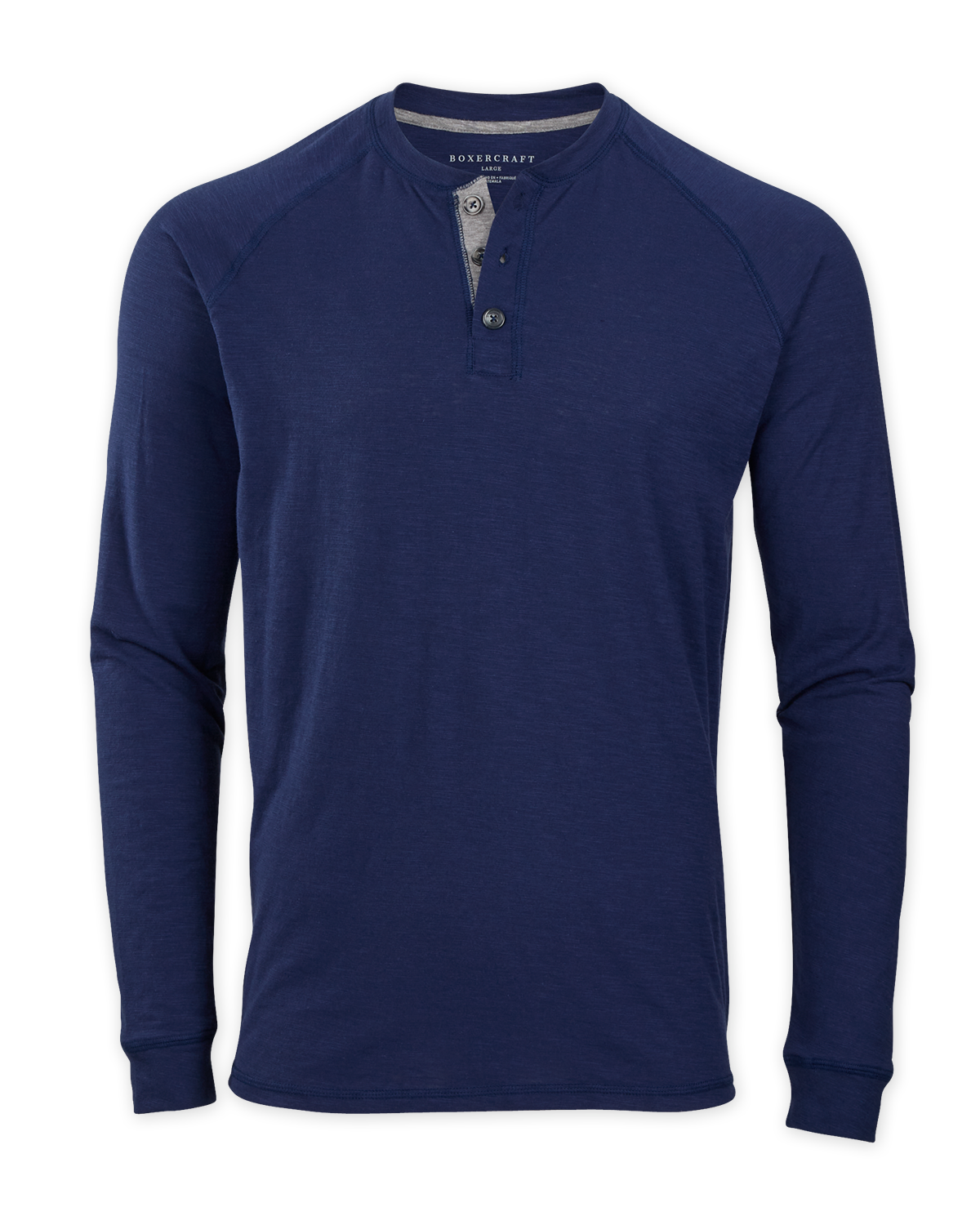 Boxercraft Men's Henley Long Sleeve-1