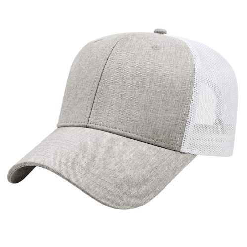 Cap America i1081 Heathered Polyester with Ultra Soft Mesh Back Cap-2