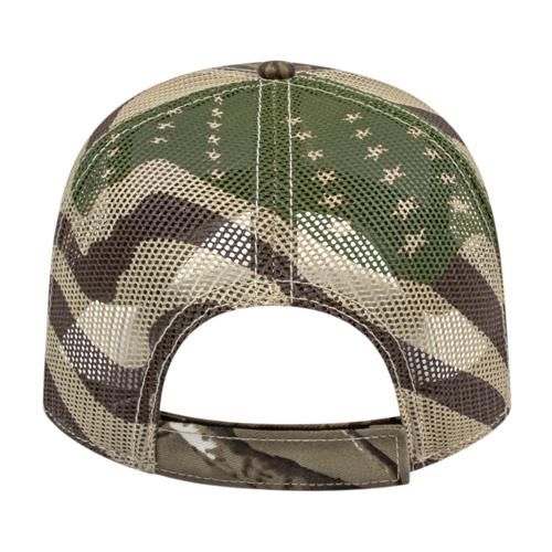 Cap America i2011 Flag Trucker Mesh Back Cap-4