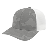 Cap America i2024 Nylon Blend Camo Trucker Mesh Back Cap-1