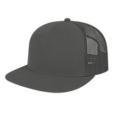 Cap America i3057 7 Panel Trucker Mesh Back Cap-1