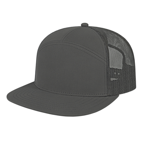 Cap America i3057 7 Panel Trucker Mesh Back Cap-1