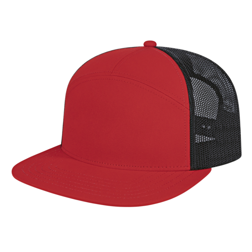 Cap America i3057 7 Panel Trucker Mesh Back Cap-1