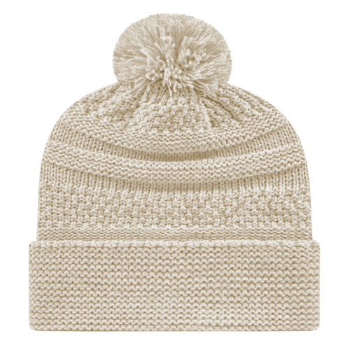 Cap America iK55 Cable Knit Cap with Cuff-1