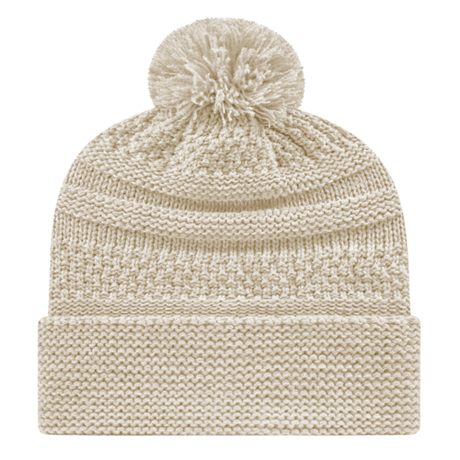 Cap America iK55 Cable Knit Cap with Cuff-1