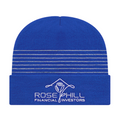 Cap America RKT12 Thin Striped Knit Cap with Cuff-1