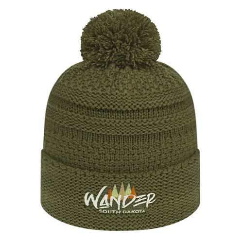 Cap America iK55 Cable Knit Cap with Cuff-1