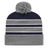 Cap America iK56 Double Stripe Knit Cap with Ribbed Cuff-1