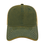 Cap America i8527 Premium Vintage Washed Mesh Back Cap-2
