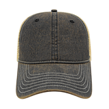 Cap America i8527 Premium Vintage Washed Mesh Back Cap-2