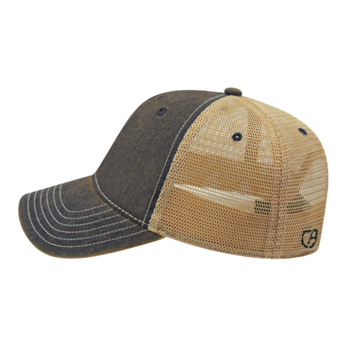 Cap America i8527 Premium Vintage Washed Mesh Back Cap-4