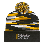 Cap America RKB12 Bar Knit Cap with Cuff-1