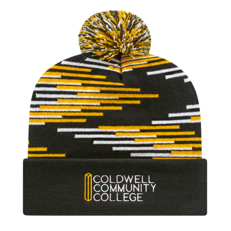 Cap America RKB12 Bar Knit Cap with Cuff-1