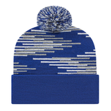 Cap America RKB12 Bar Knit Cap with Cuff-2