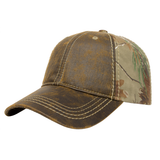Cap America i2018 Faux Leathered Poly/Cotton Camo Cap-2