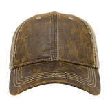 Cap America i2018 Faux Leathered Poly/Cotton Camo Cap-3