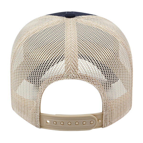 Cap America i1011 Sublimated Flag Visor Trucker Mesh Back Cap-3