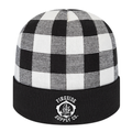 Cap America RKP12 Plaid Knit Cap with Cuff-1