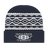 Cap America RKD12 Diamond Pattern Knit Cap with Cuff-1
