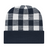 Cap America RKP12 Plaid Knit Cap with Cuff