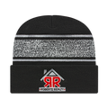 Cap America RKV12 Variegated Striped Knit Cap with Cuff-1