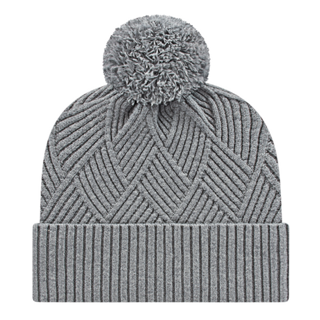 Cap America iK8554 Premium Diagonal Weave Knit Cap with Cuff-1
