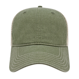 Cap America i3027 Washed Pigment Dyed with Washed Trucker Mesh Cap-1