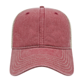 Cap America i3027 Washed Pigment Dyed with Washed Trucker Mesh Cap-1