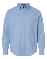 Devon & Jones Men's CrownLux Performance Spencer Poplin Dress Shirt-1